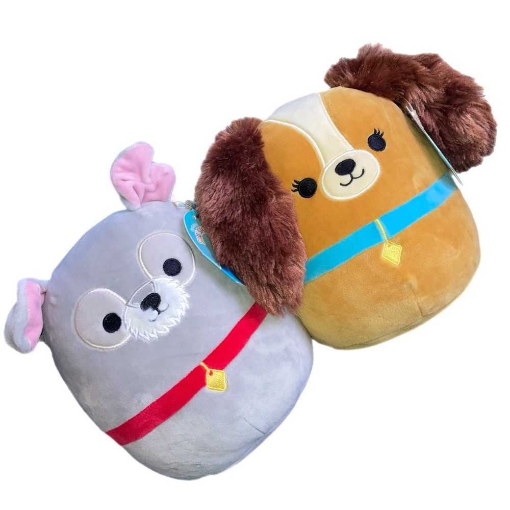 Disney Lady & Tramp Original Squishmallows *small flaw on both